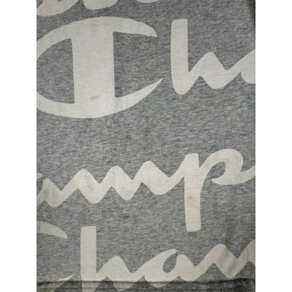Champion T-Shirt Mens XL Heritage All Over Print Script Logo Gray Short Sleeve - Picture 7 of 9